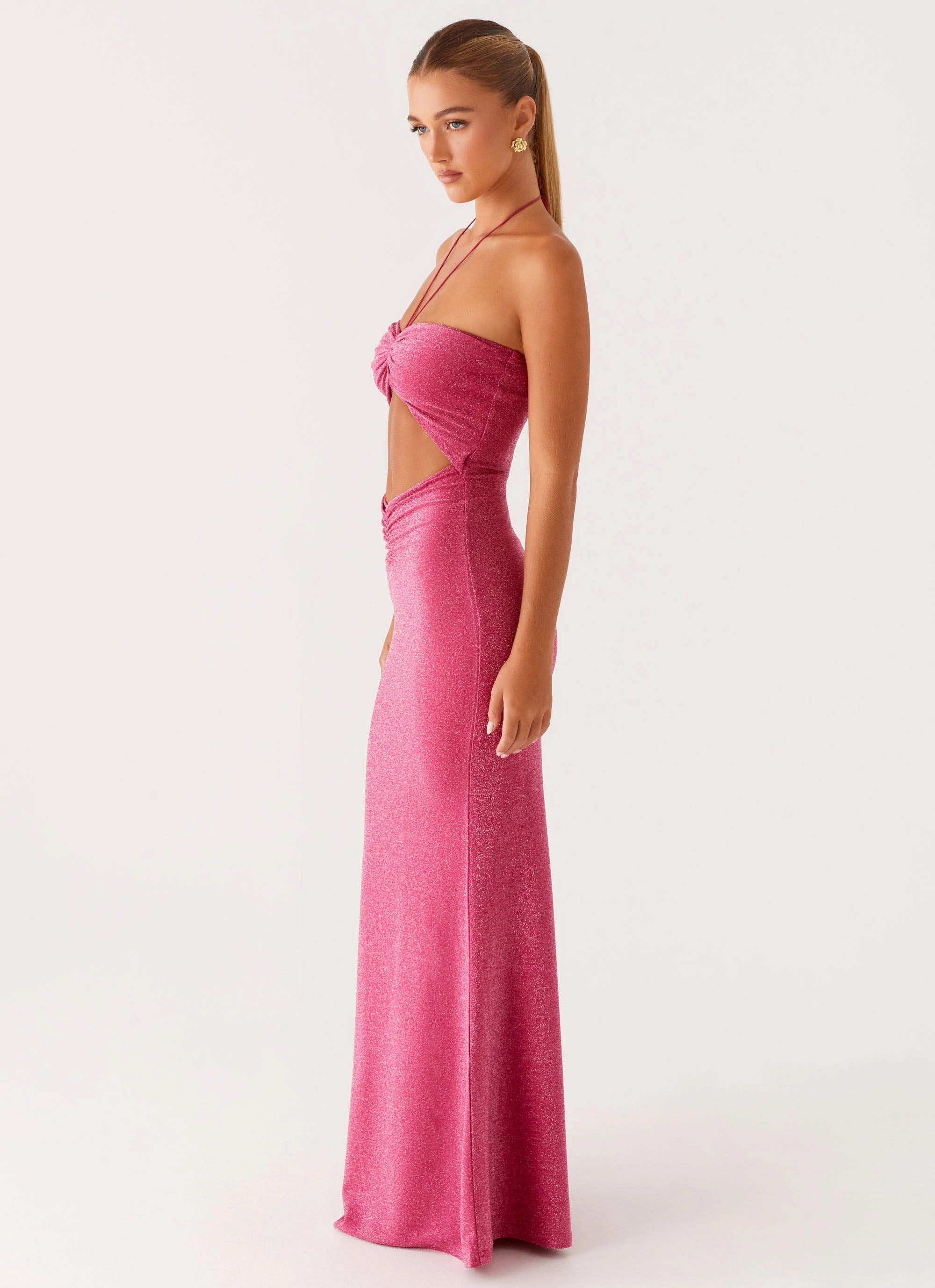 City Casual Lorenzo Maxi Dress - Raspberry