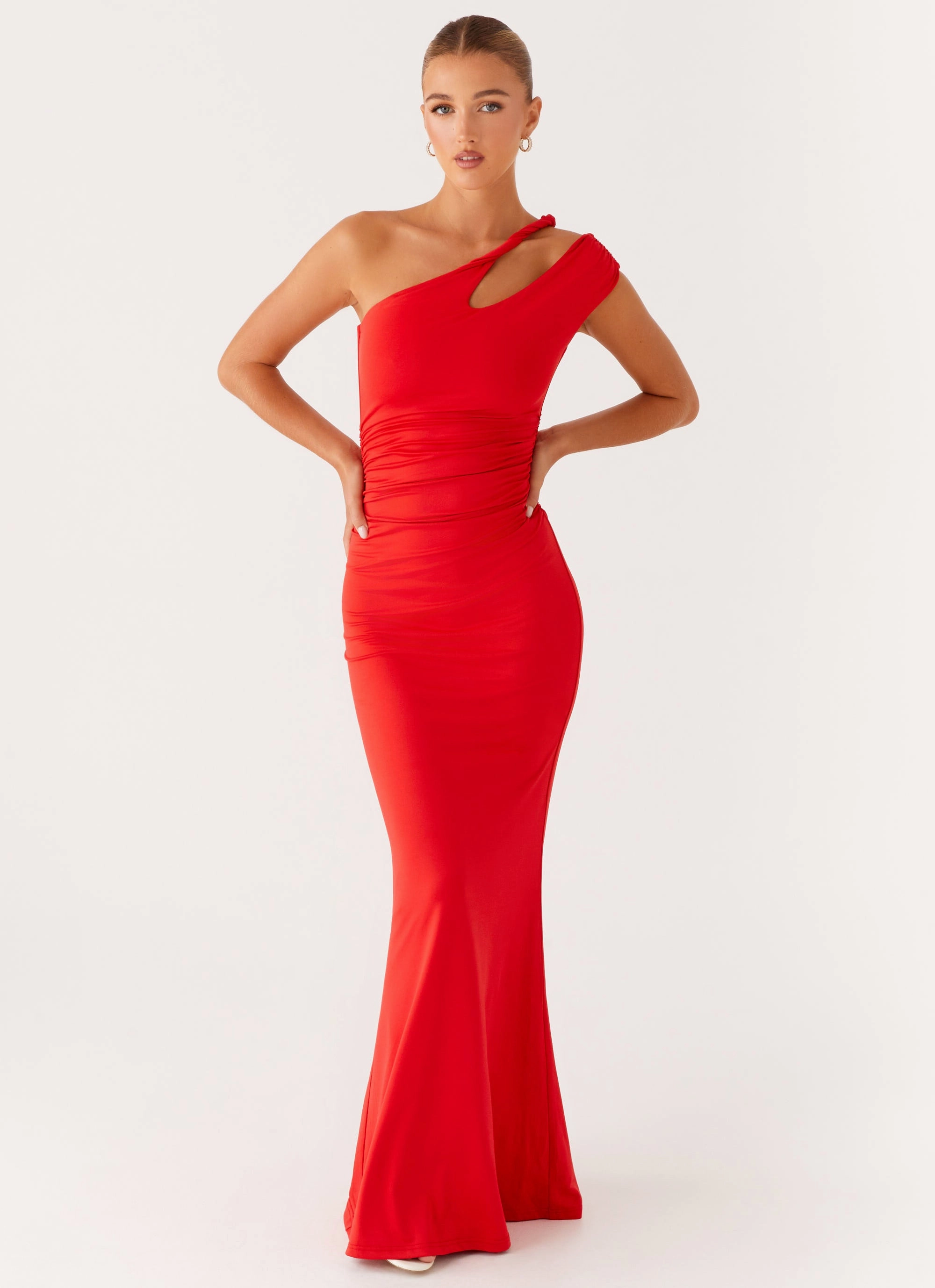 Lopez Maxi Dress - Tangerine Practical Outerwear Sleek And Stylish