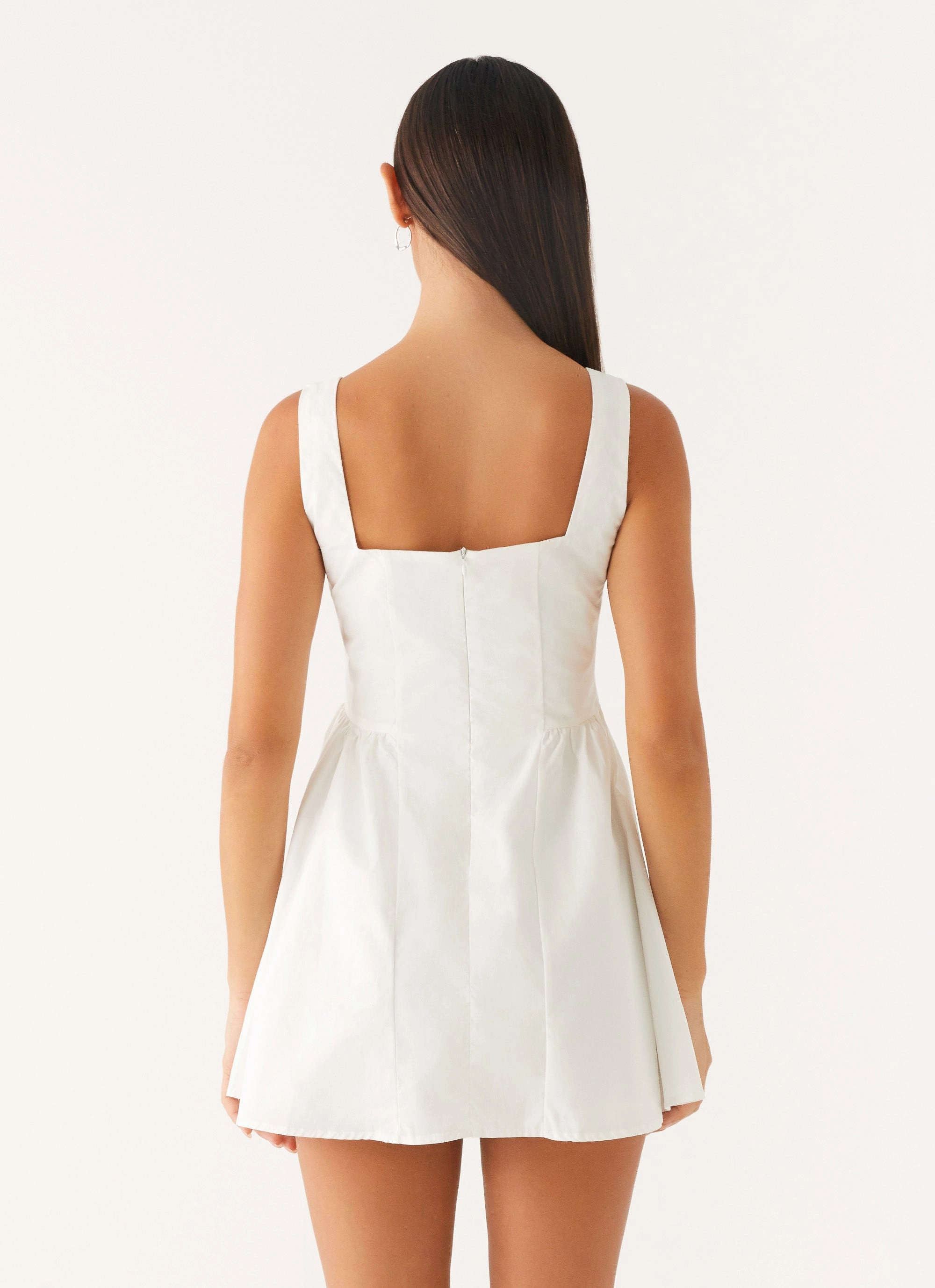Unconditional Mini Dress - White Stay Cool Smooth Look