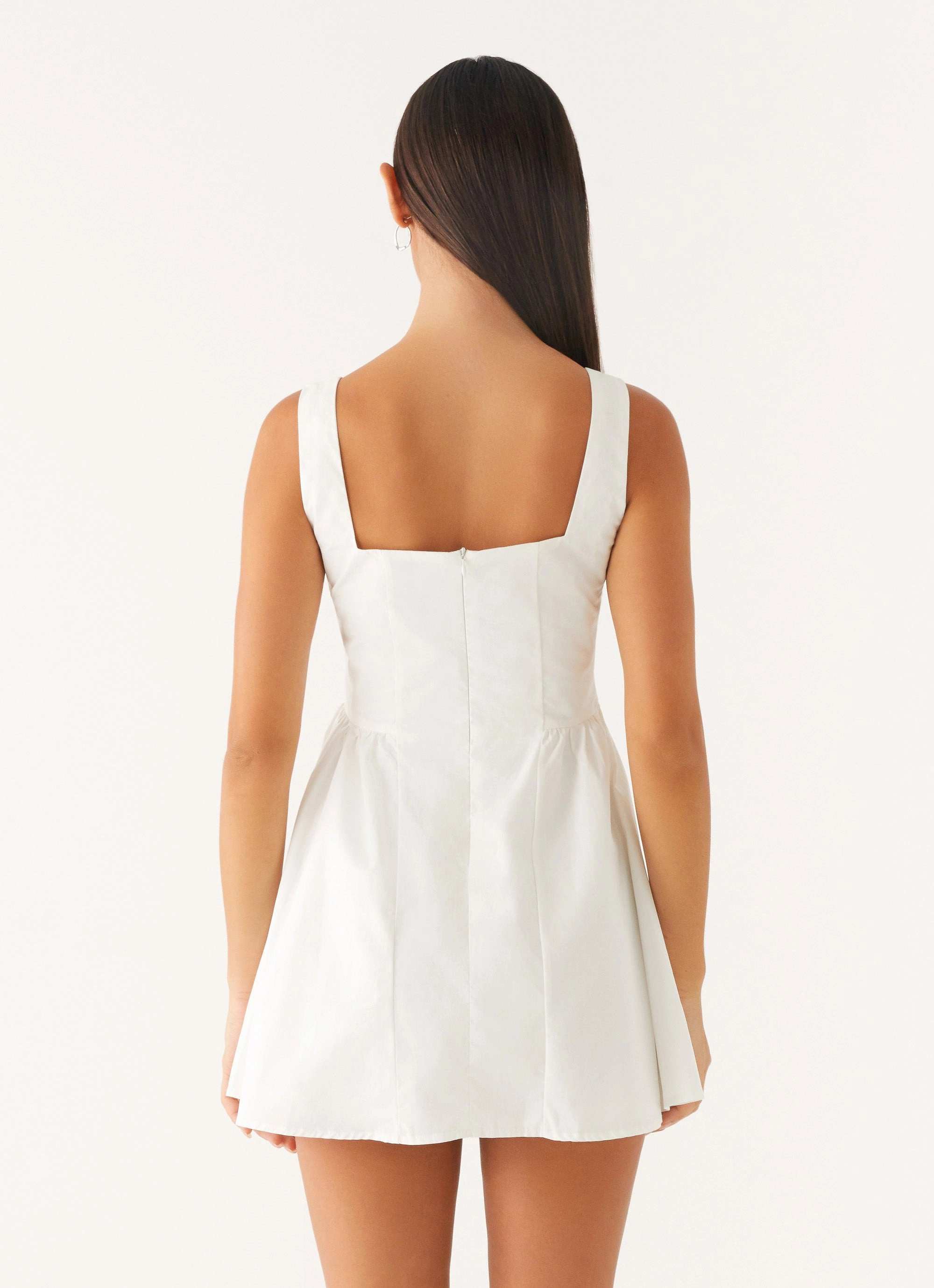 Unconditional Mini Dress - White Feminine Movement