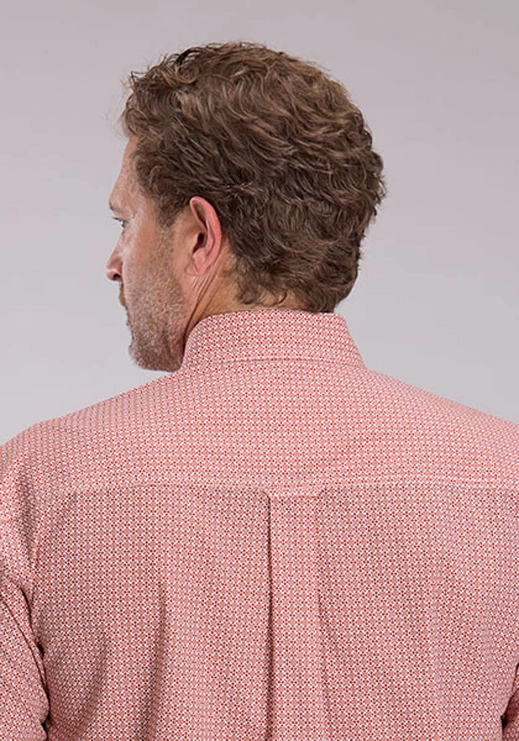 Roper Mens 2500 Saltillo Foulard Rust 100% Cotton 1 Pkt S/S Shirt Smooth Seam Finish Comfort Stretch