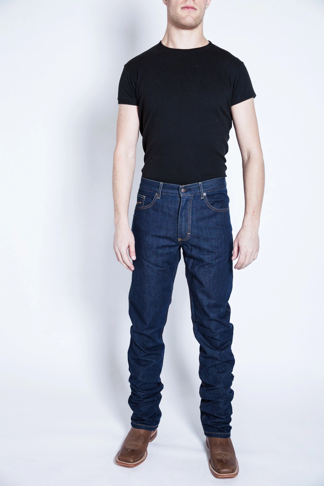 Kimes Ranch Mens Cal Jeans Blue 100% Cotton Straight Leg Rainy Day Vintage Lover Professional Wear Urban Explorer