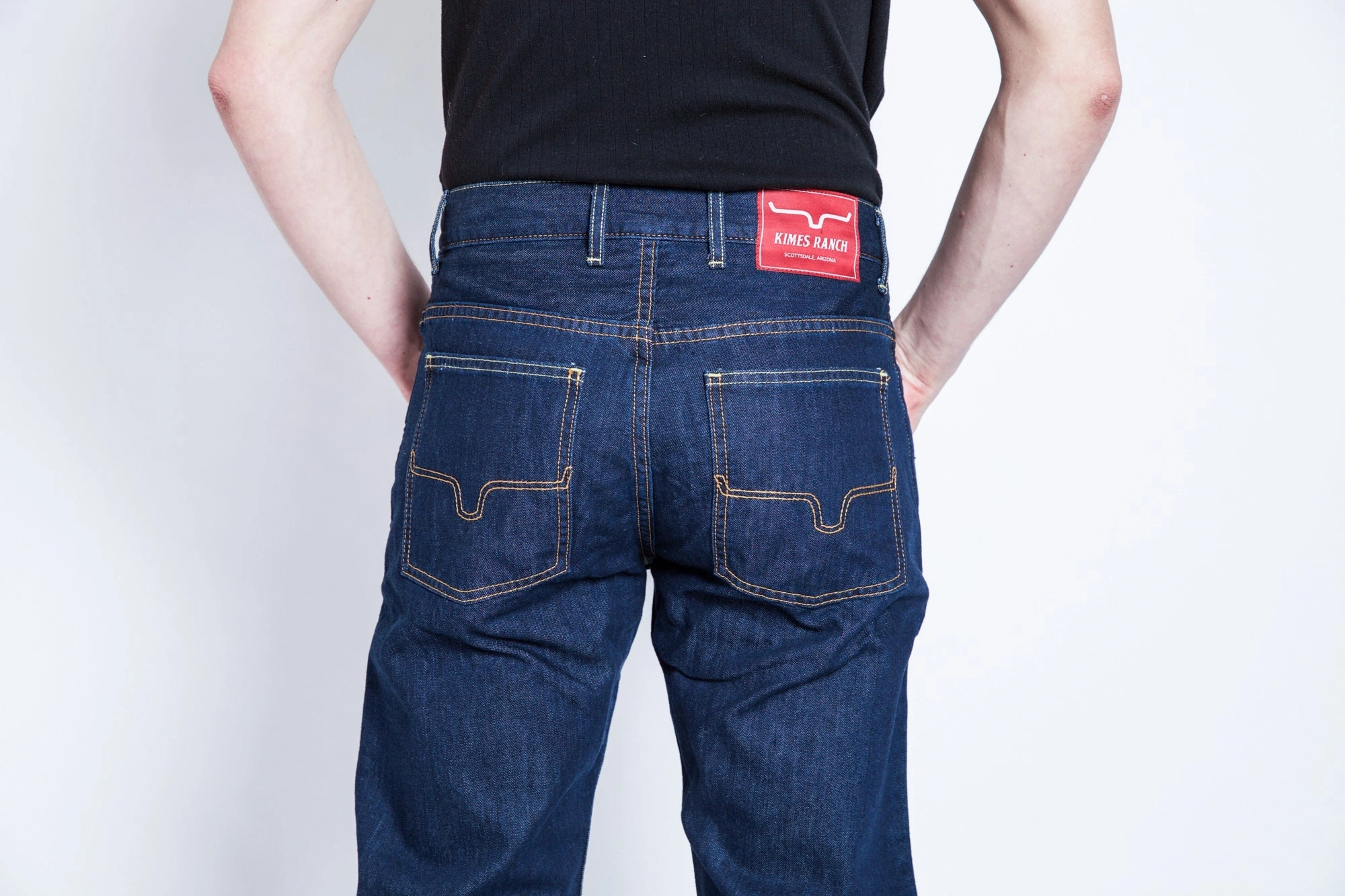 Kimes Ranch Mens Cal Jeans Blue 100% Cotton Straight Leg Lightweight Material