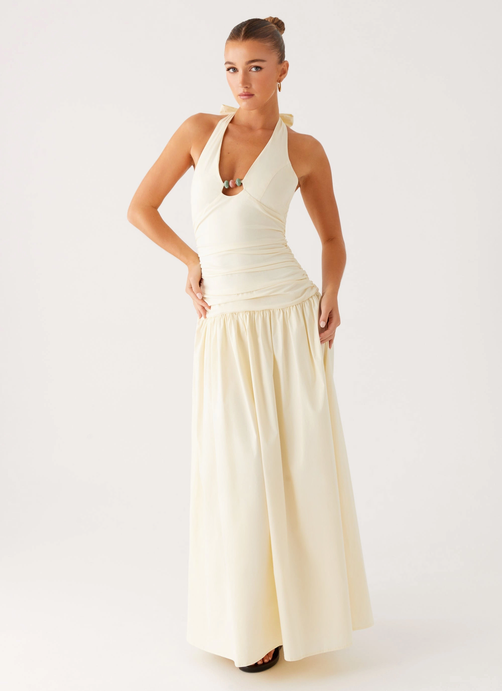 Youthful Feel Style Blend Val Maxi Dress - Lemon