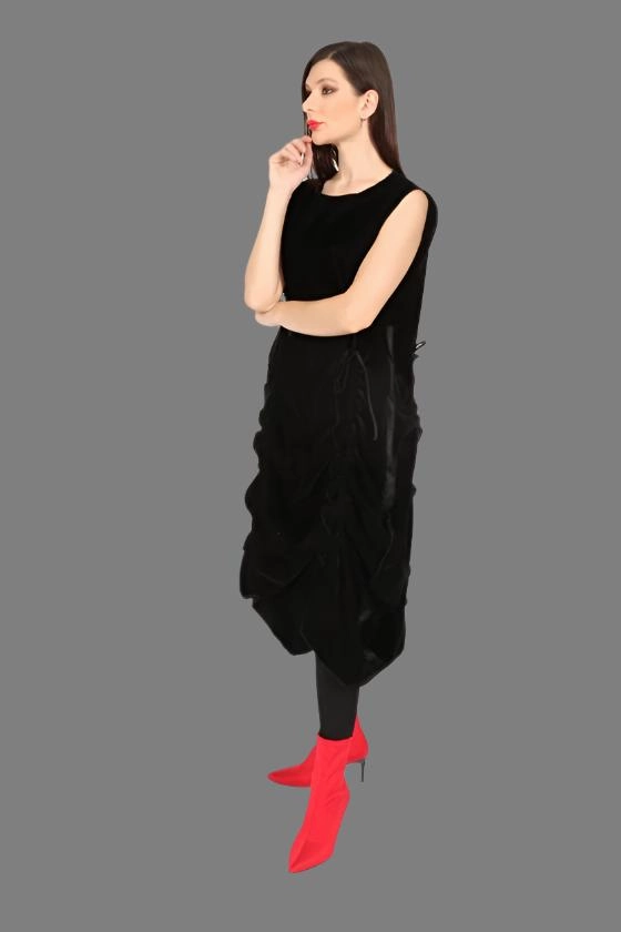 VEDG Velvet Dress soft look