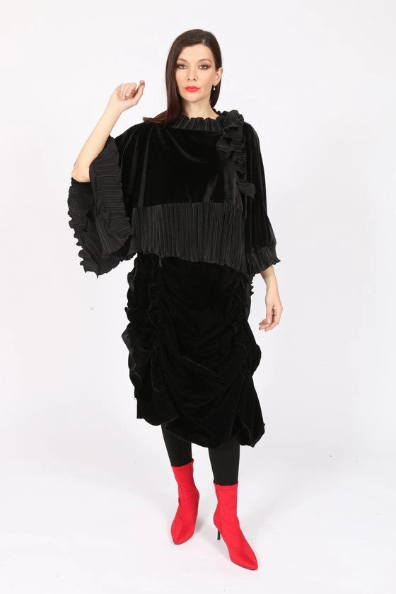 Easy Go Balanced Texture VEDG Velvet Dress