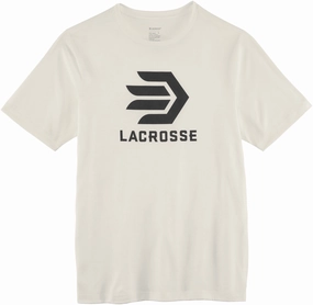 Lacrosse Mens Forever Forward Tee Slate Poly/Spandex S/S T-Shirt Versatile Comfort Wear