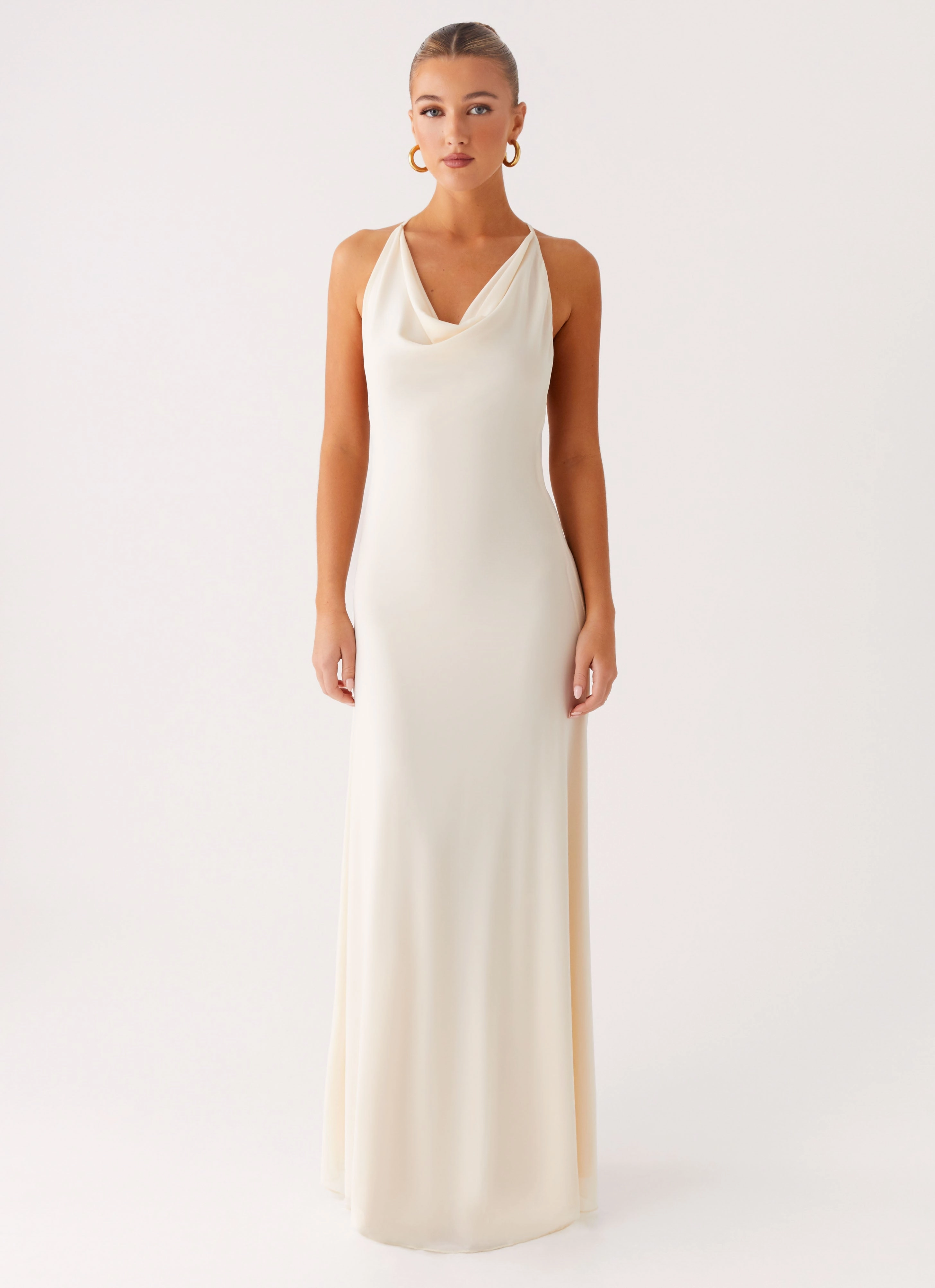 City Commuter Dahliana Maxi Dress - Off White