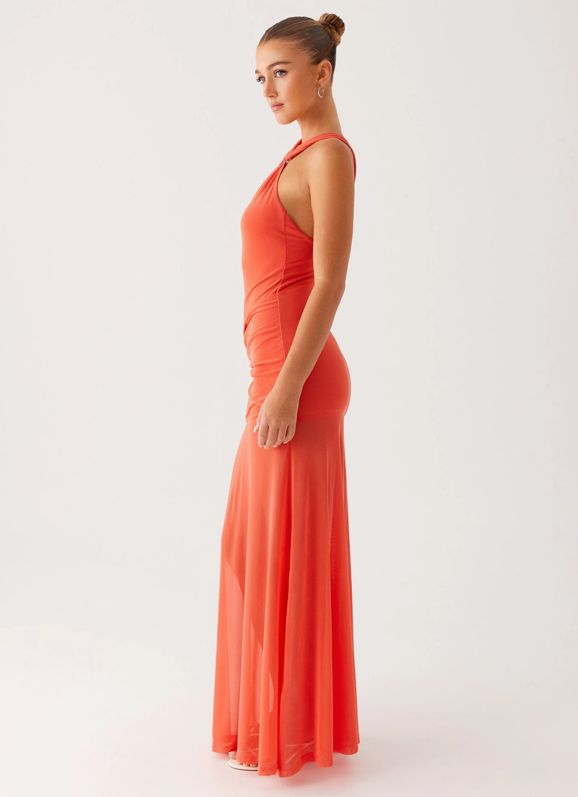 Comfortable Outerwear Practical Outerwear Kavala Maxi Dress - Coral