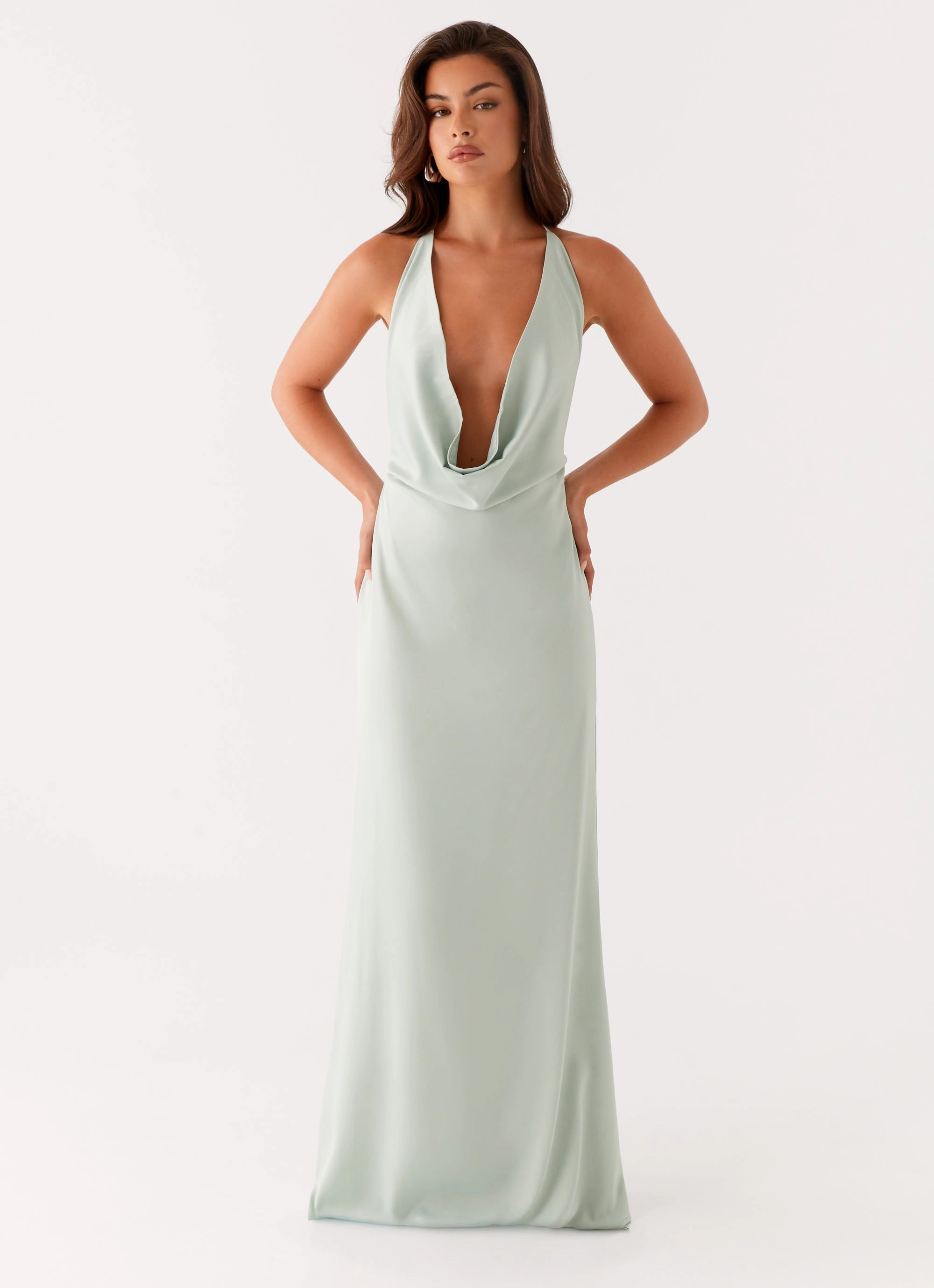 Modern Minimal Noemi Maxi Dress - Sage