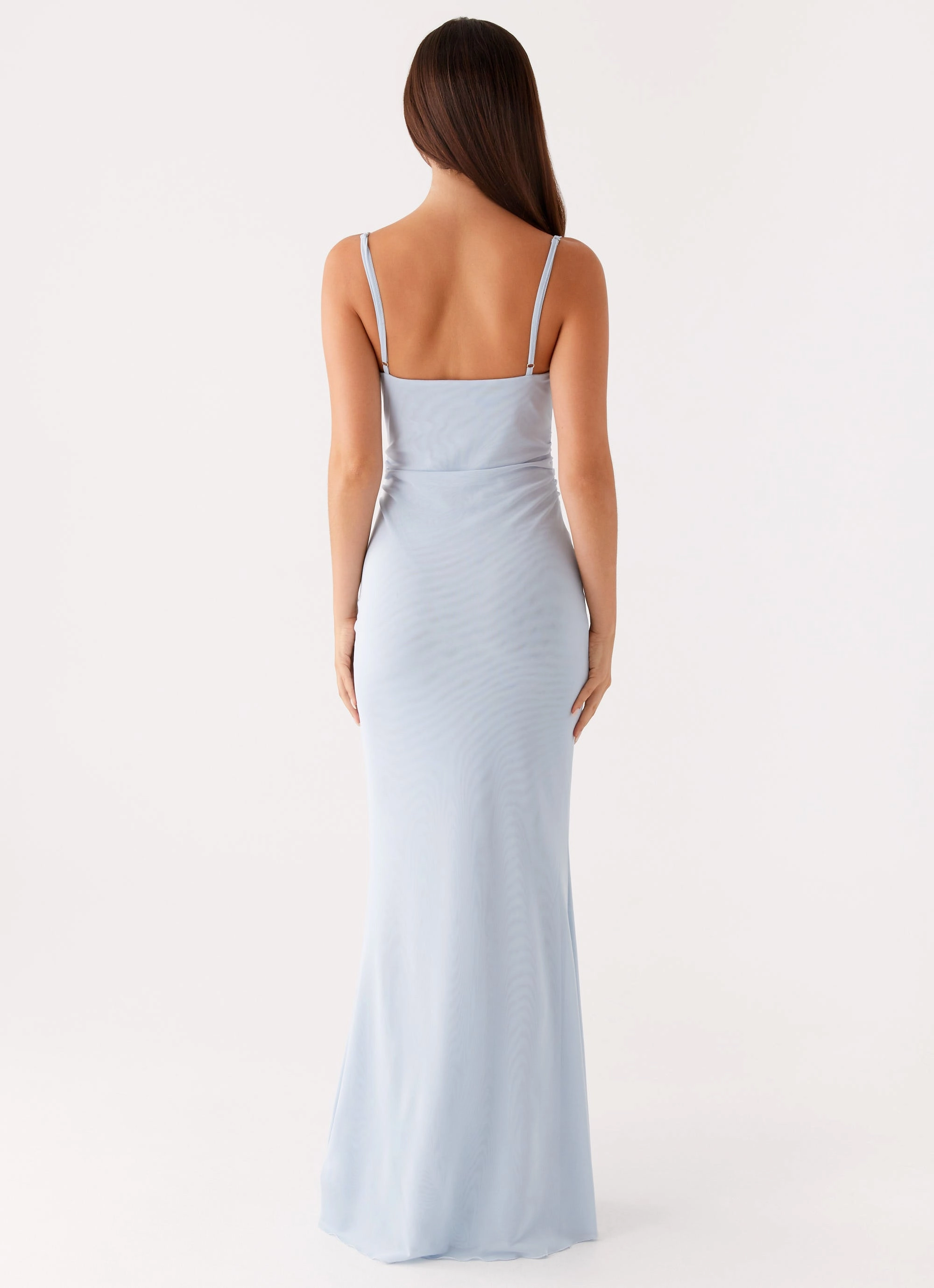 Stylish Design Feminine Vibe Anna Sophia Maxi Dress - Blue