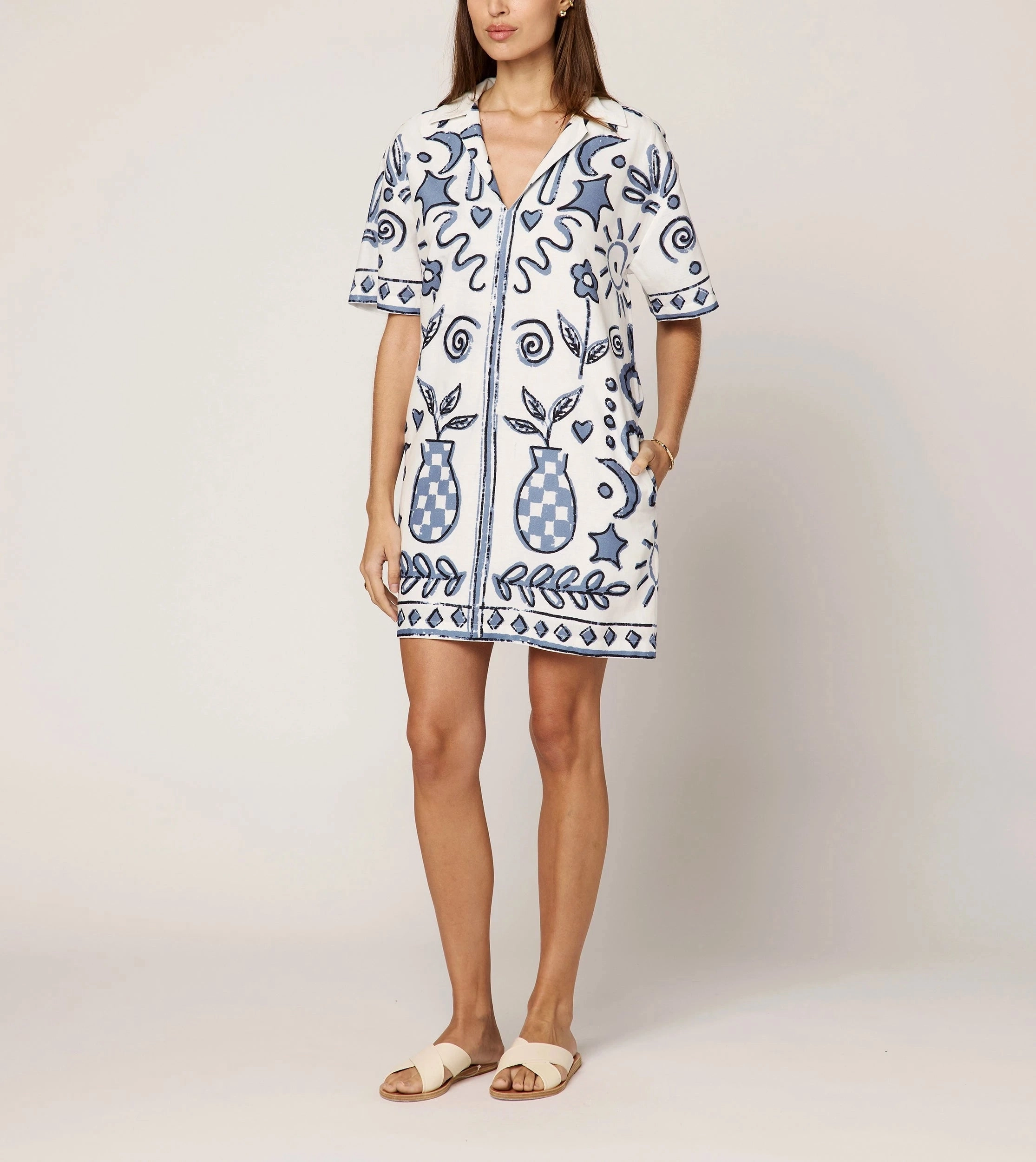 Smart Lines Sandy Mini Dress | Verona