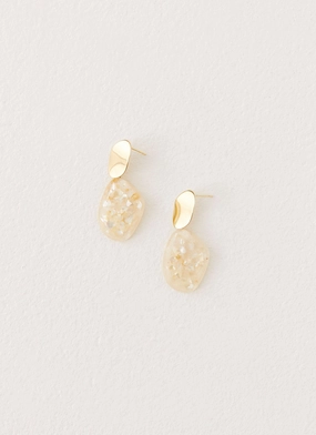 Fresh Fit Refined Edge Water Repellent Lupita Earrings - Gold