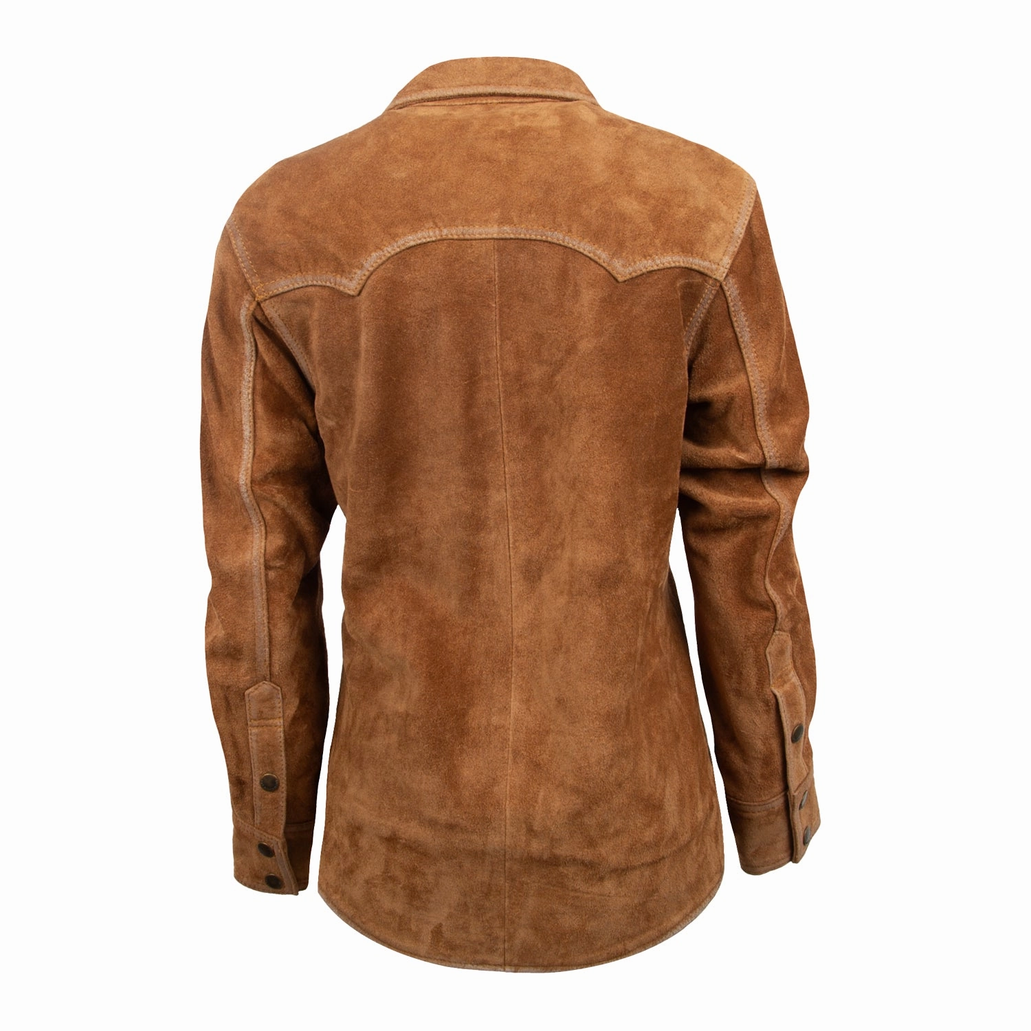 STS Ranchwear Womens Scottsdale Caramel Suede Leather Jacket Clean Outer