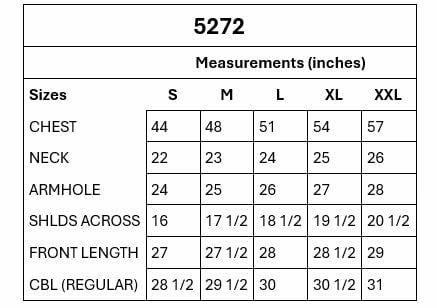 Scully Mens Charcoal 100% Cotton Durable Canvas Vest LaserCut Vents Noise Free Fabric