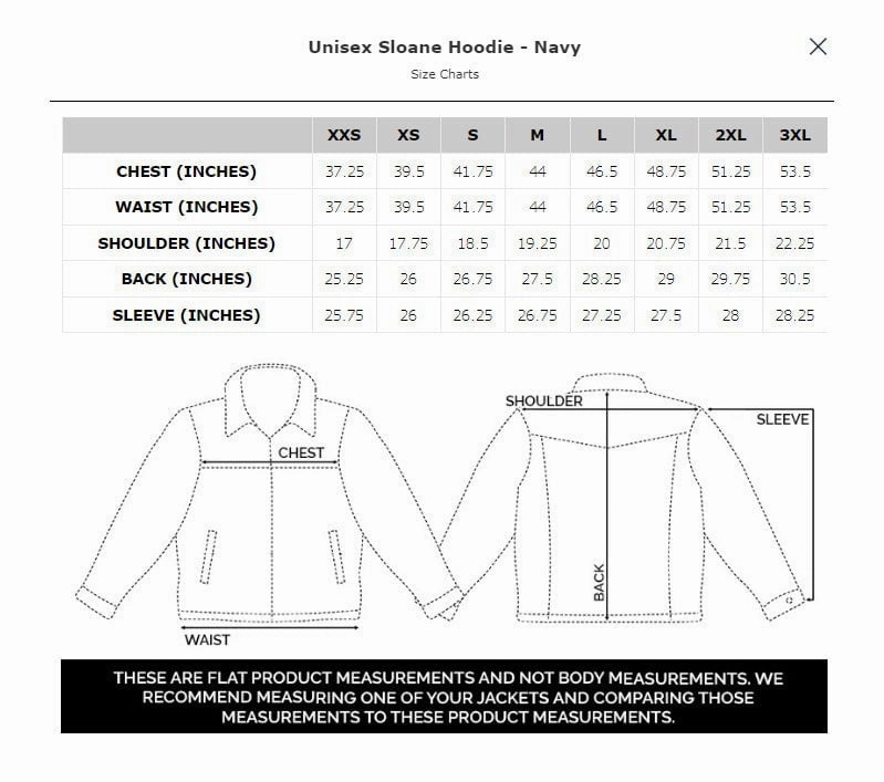 STS Ranchwear Unisex Sloane Navy Aztec 100% Cotton Hoodie Waterproof Zipper Layered Wind Barrier