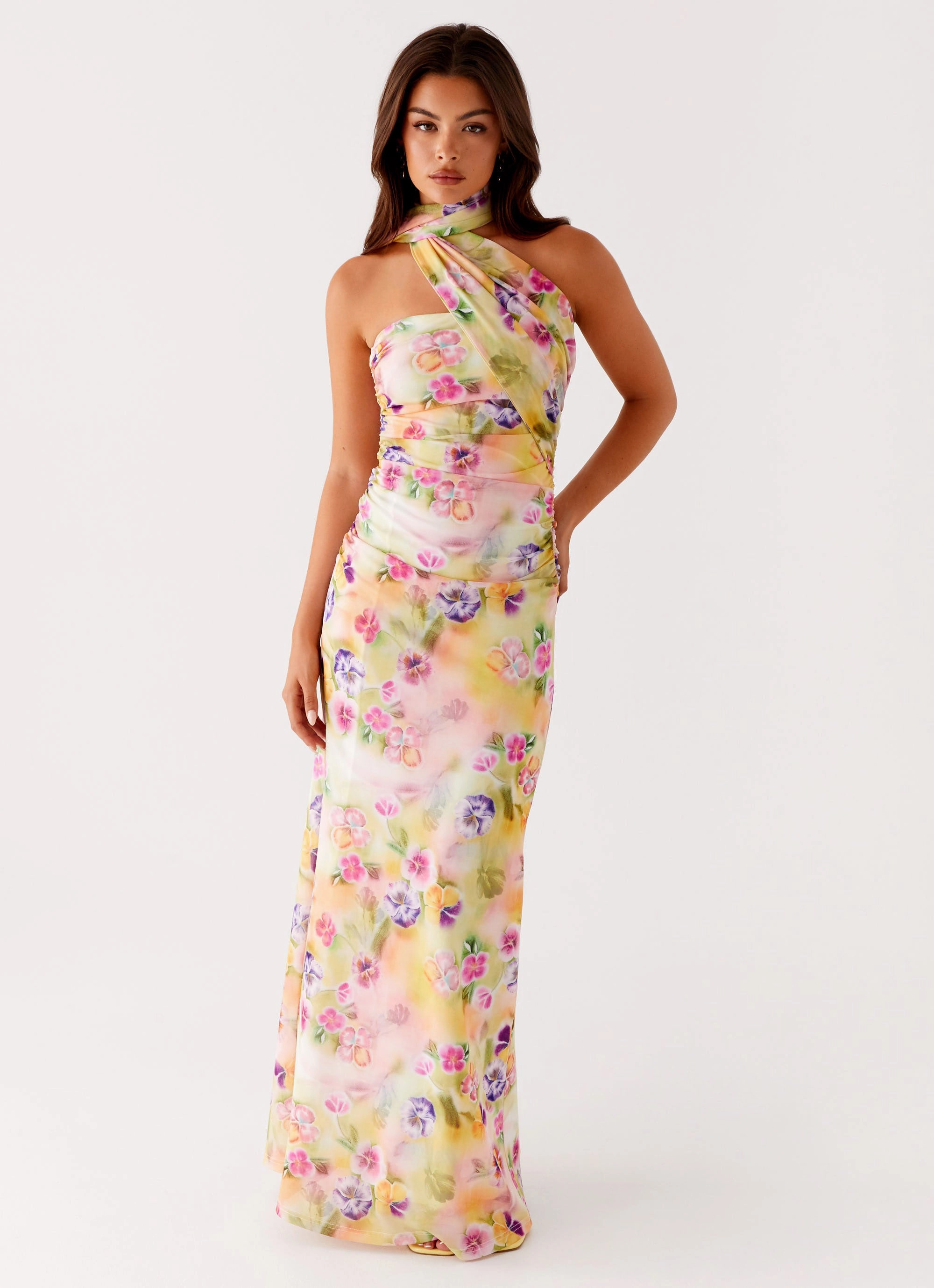 Relax Tones Songbird Maxi Dress - Sunburst Floral
