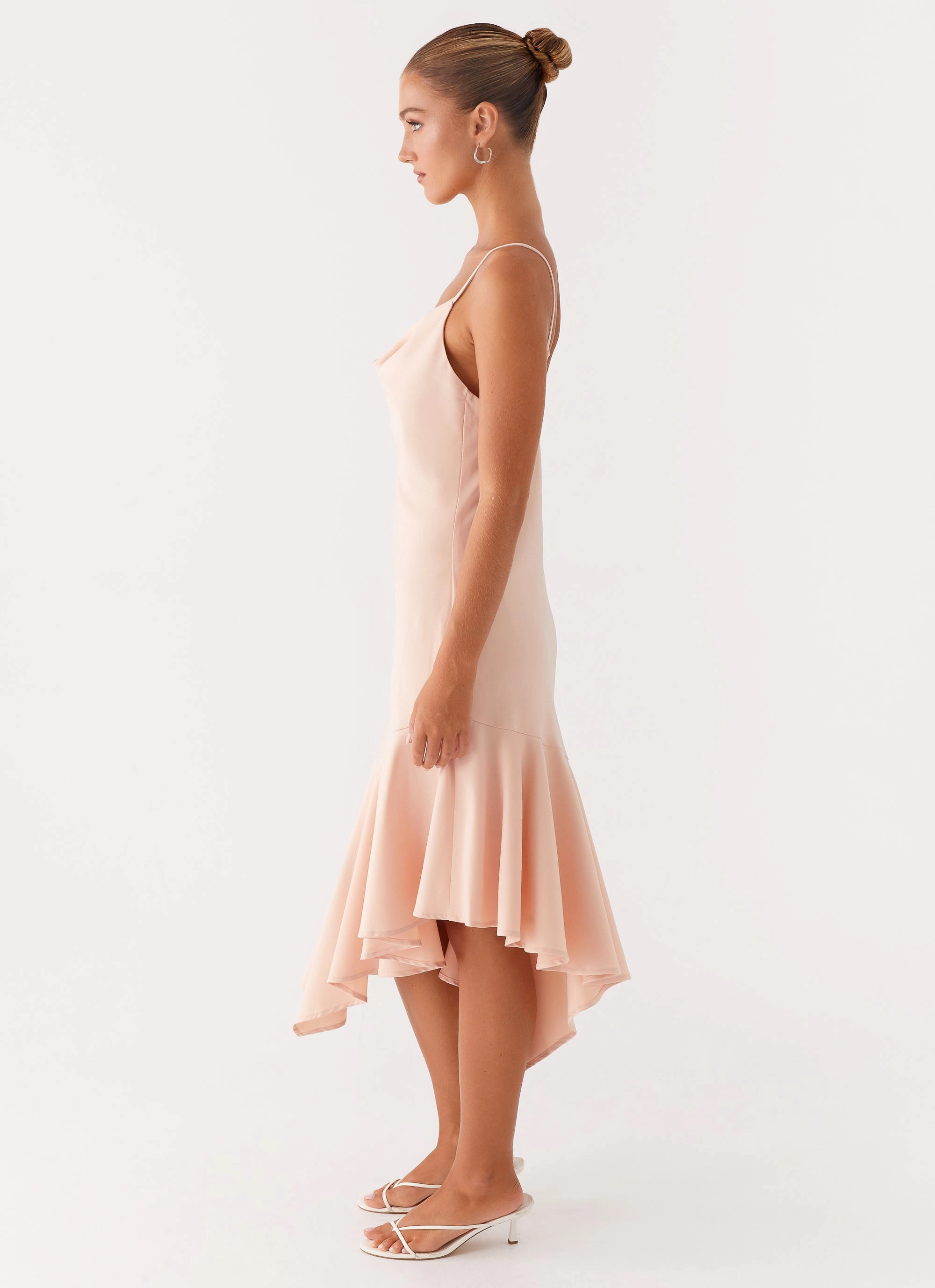 Cold Weather Wear Korby Midi Dress - Pink