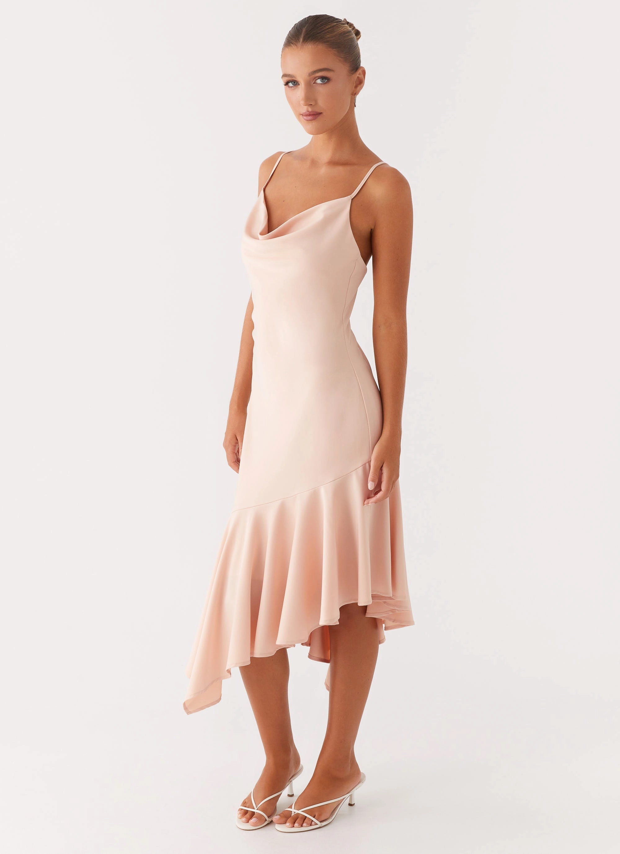 Korby Midi Dress - Pink Joy Glow