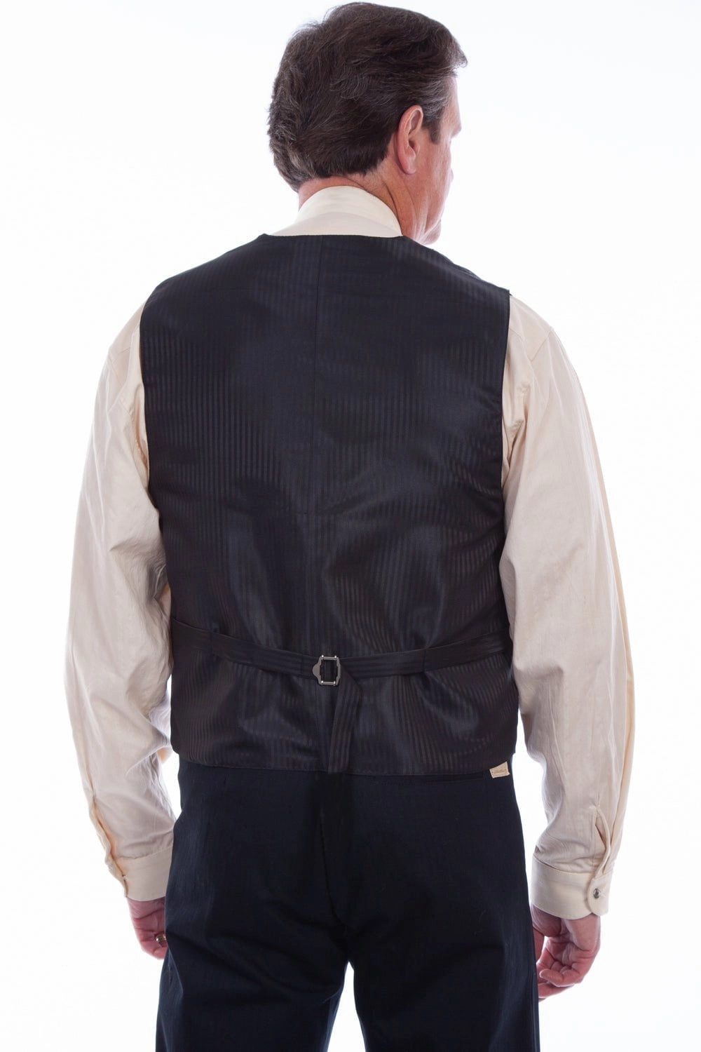 QuickAccess Pockets Scully Mens Chocolate Polyester Distinguished Vest