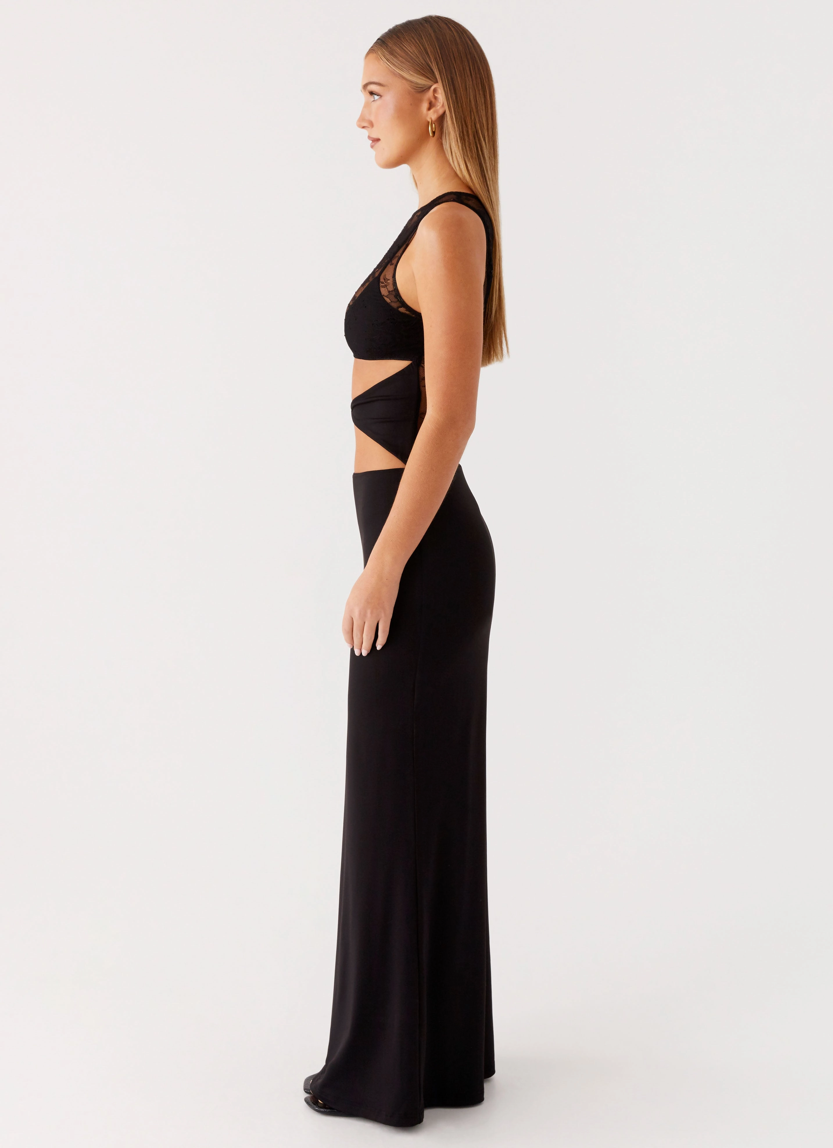 Imperial Maxi Dress - Black Chic outerwear