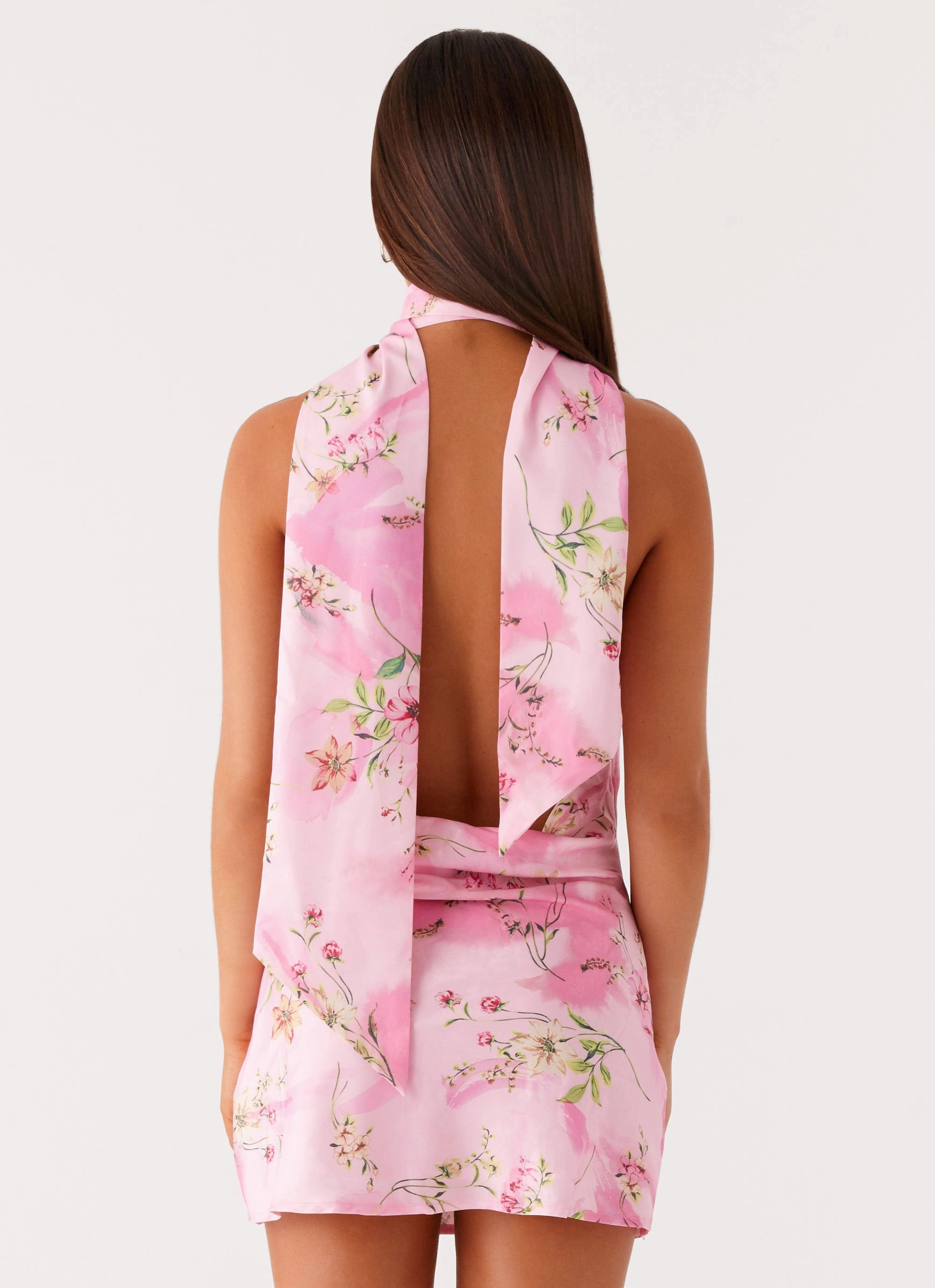 Stylish Winterwear Heidi Mini Dress - Pink Floral