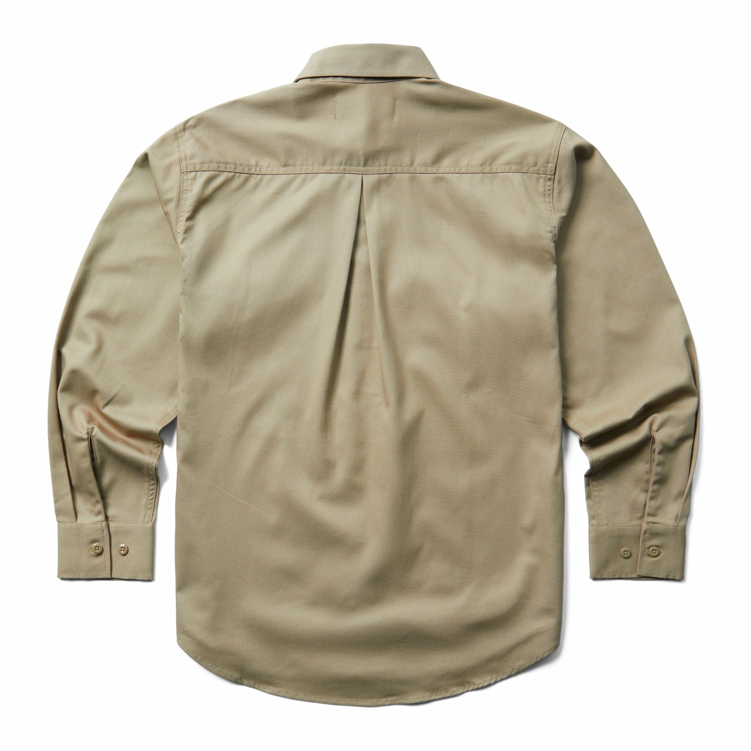 Wolverine Mens FR Twill Khaki Cotton Blend L/S Shirt Modern Appeal