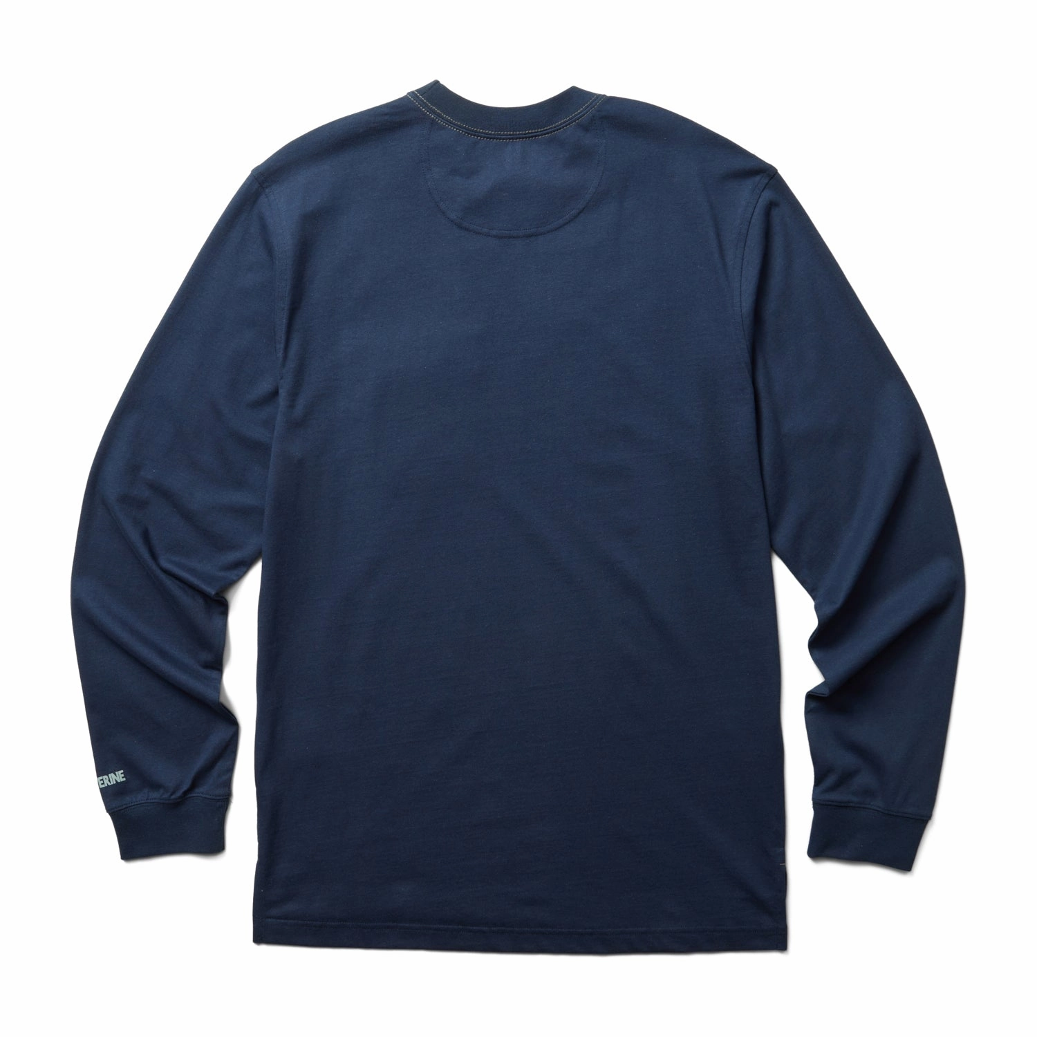 Wolverine Mens Navy 100% Cotton L/S Guardian Tee Sweat-Absorbing