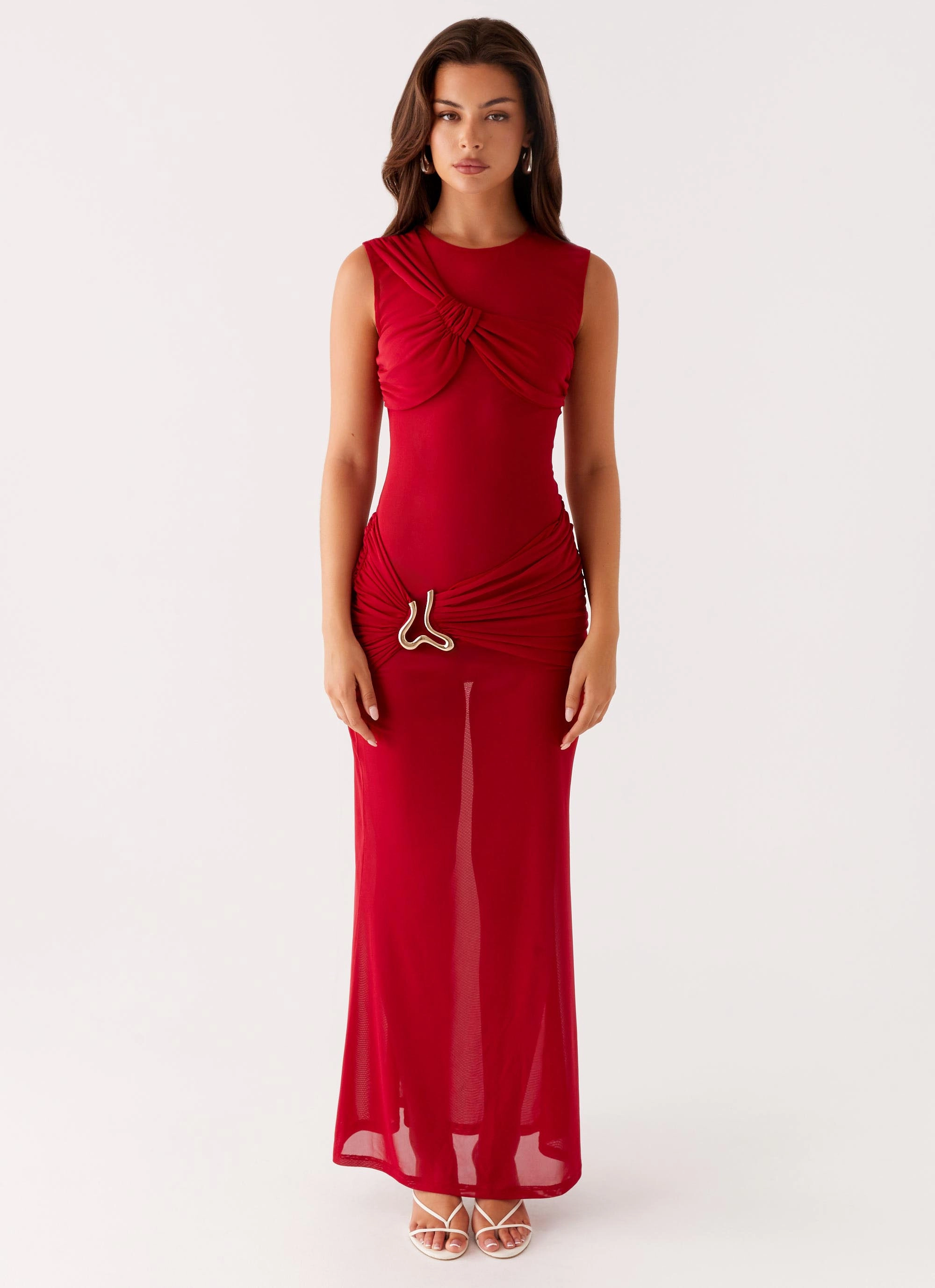 Day Outfit Everyday Layers Worldwide Maxi Dress - Raspberry