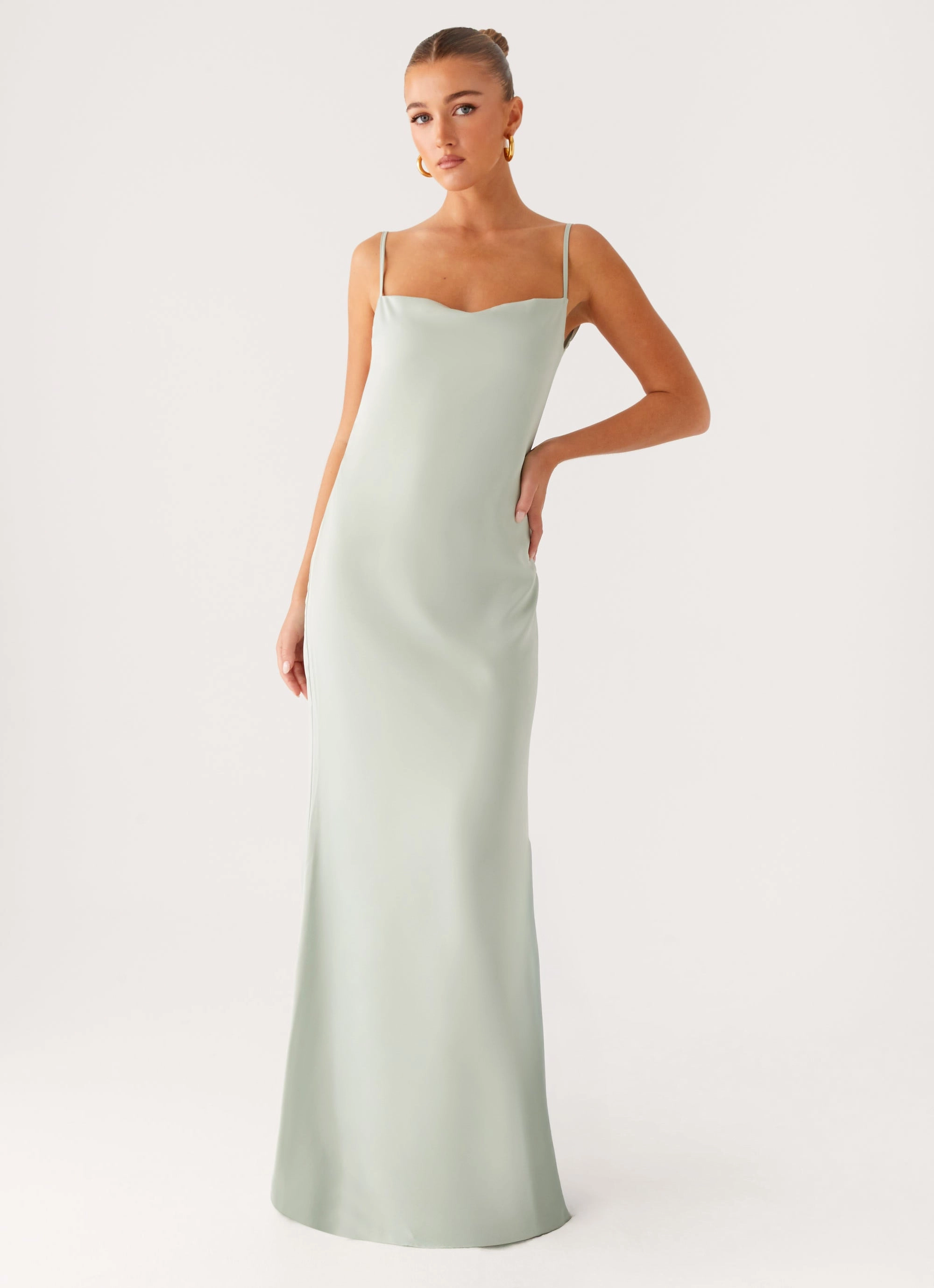 Yves Maxi Dress - Mint Cool Look Trendy Wear