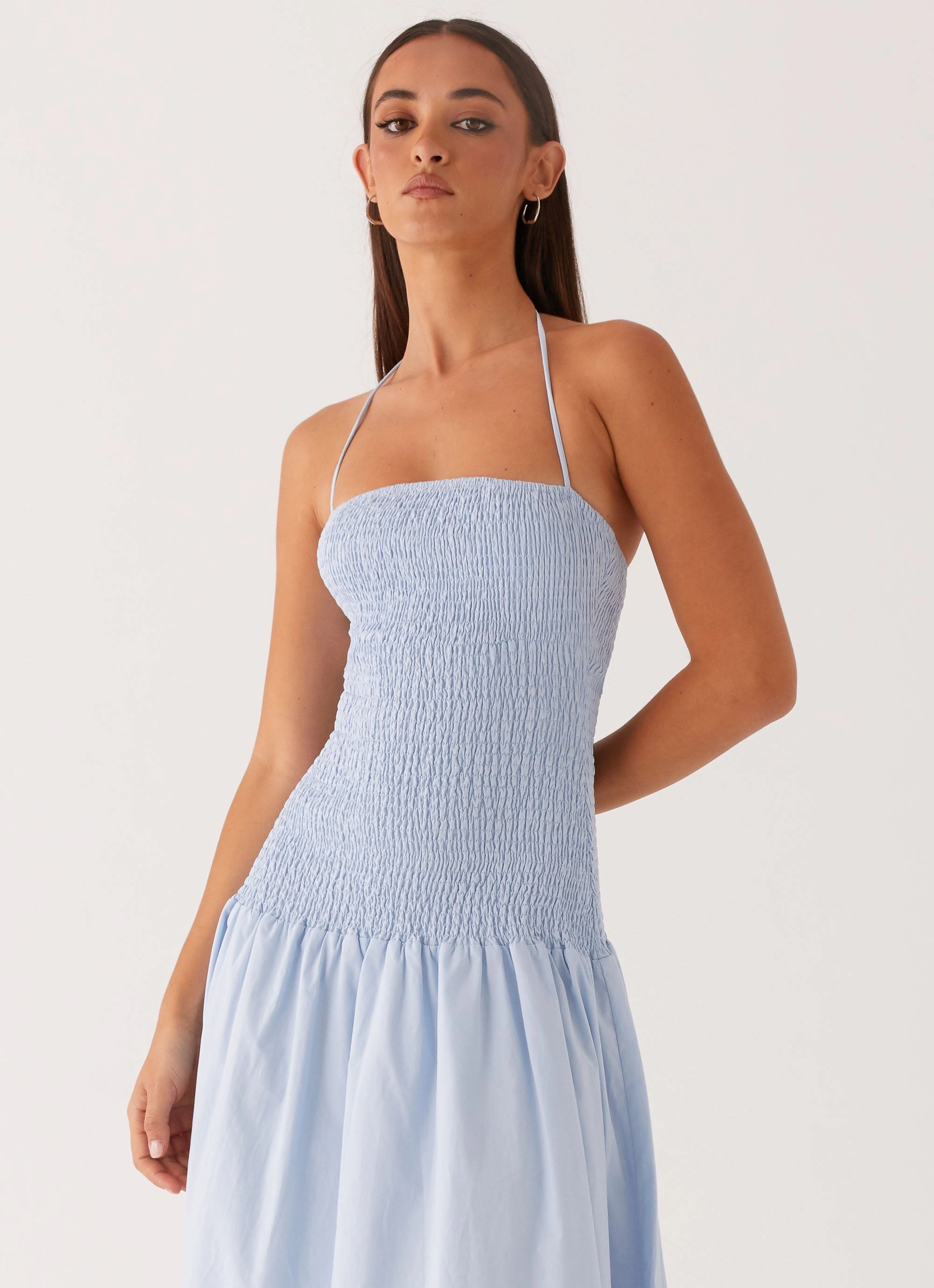 Zahra Maxi Dress - Blue Stylish party wear