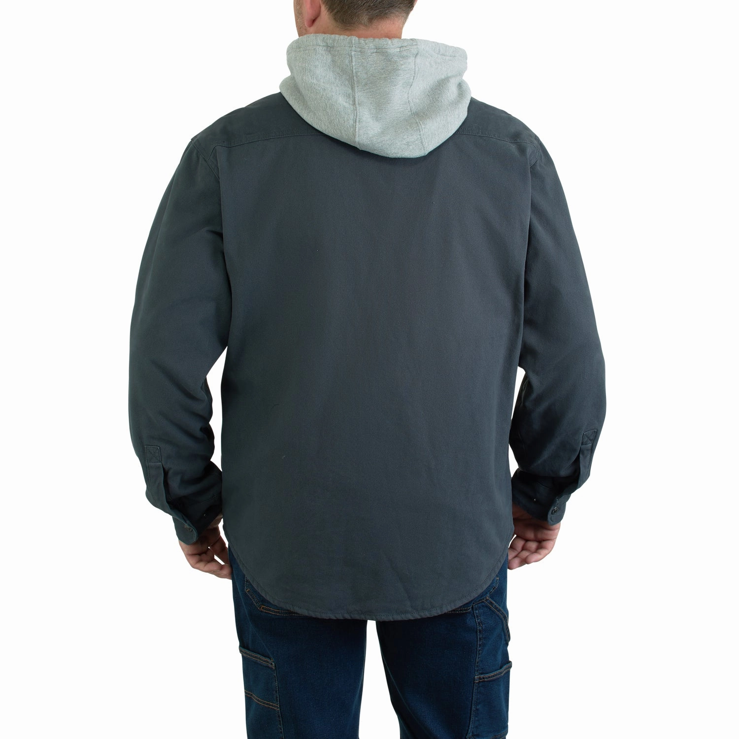 Wolverine Mens Granite 100% Cotton Overman Shirt Jacket Big Travel Comfort Weekend Ready Look